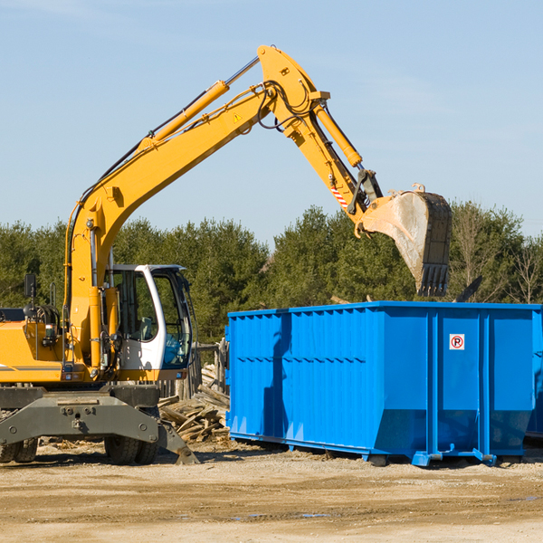 are there any restrictions on where a residential dumpster can be placed in Montrose Mississippi